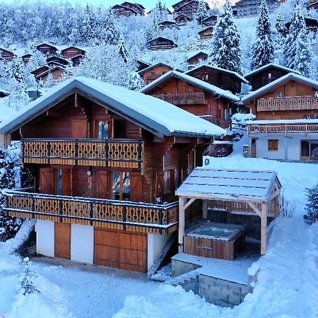 Chalet Individuel 8 Pers A Chatel Porte Du Soleil Avec Jacuzzi Exterieur Eksteriør bilde