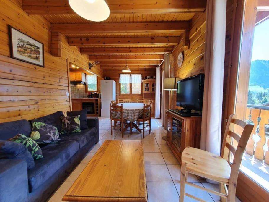 Chalet Individuel 8 Pers A Chatel Porte Du Soleil Avec Jacuzzi Exterieur Eksteriør bilde